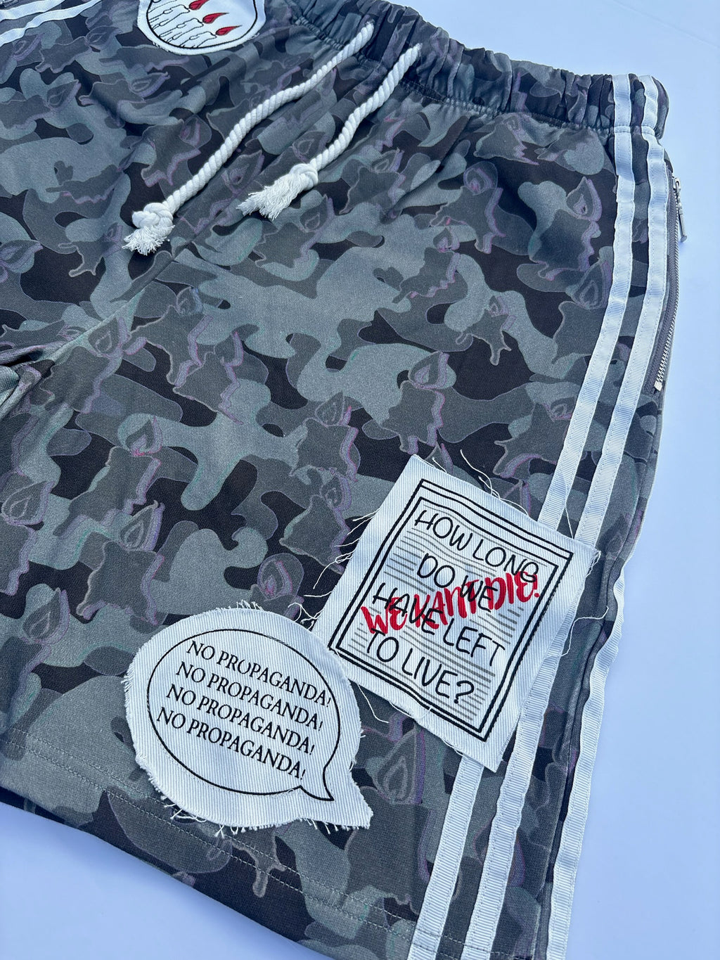 NIGHTMARE GRAY - shorts